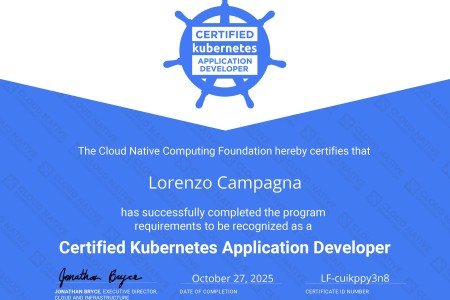 CKAD Kubernetes Application Developer Certificate